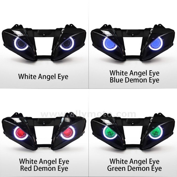 023 Headlight Yamaha Yzf R6 2006 2007 Led Angel Eye Lightings Hid-5 023 Headlight Yamaha Yzf R6 2006 2007 Led Angel Eye Lightings Hid-5